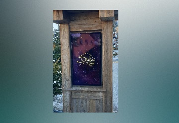 Totem extérieur écran Samsung anti-vandalisme Casino Megève